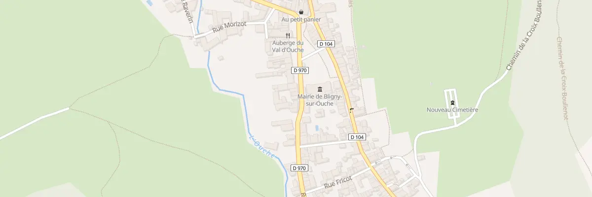 Plan du 6 Rte de Beaune à Bligny-sur-Ouche