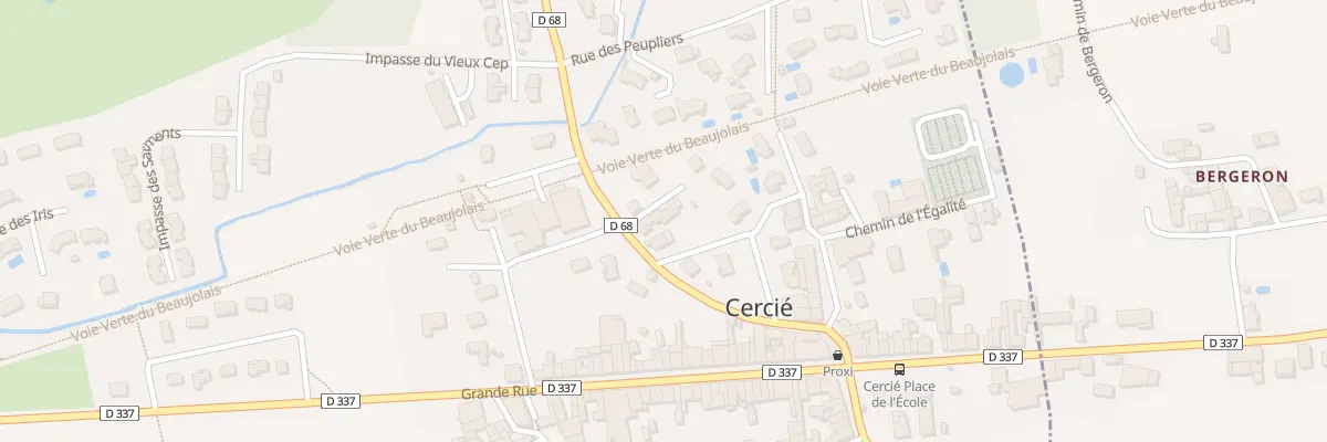 Plan du 27 Imp des Vergers à Cercié