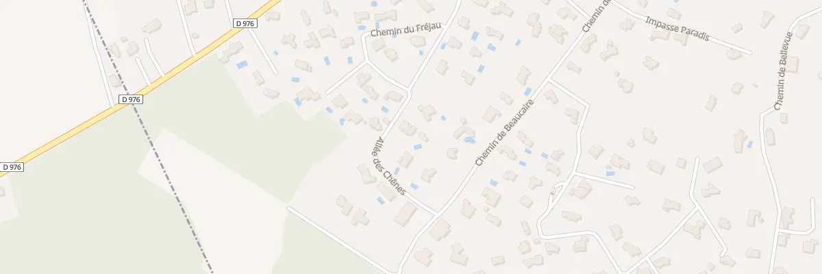 Plan du 391 All des Chênes à Rochefort-du-Gard