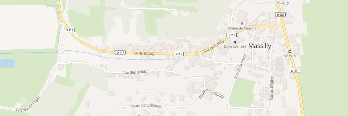 Plan du 5029 Massilly à Massilly