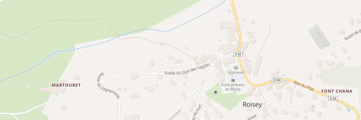 Plan du 80 Rle du Pont des Sagnes à Roisey