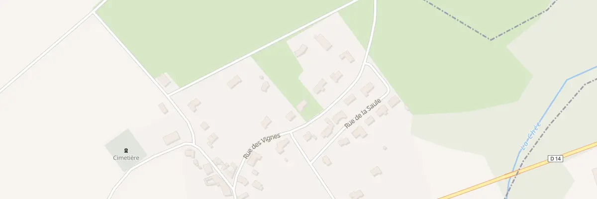 Plan du 12 Rue des Vignes à Merlaut