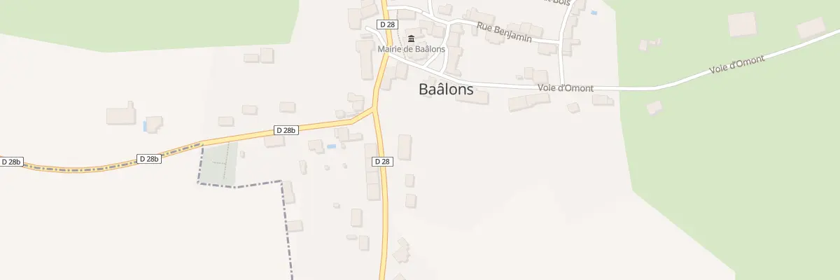 Plan du 1 Rte de Bouvellemont à Baâlons