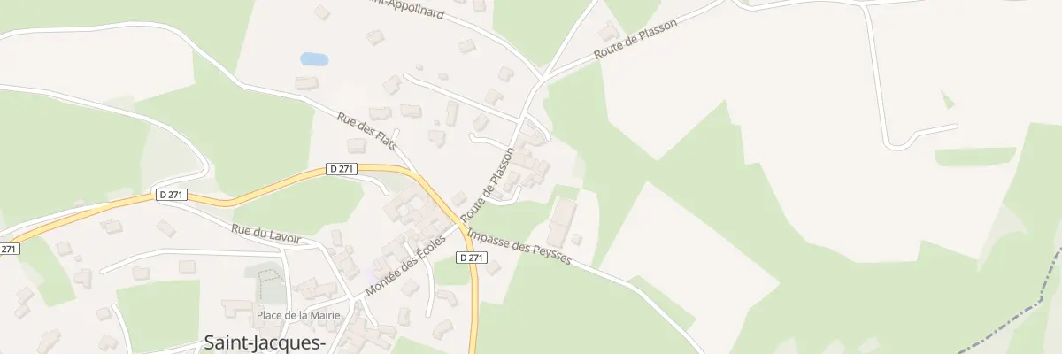 Plan du 5005 Saint Jacques à Saint-Jacques-d’Atticieux