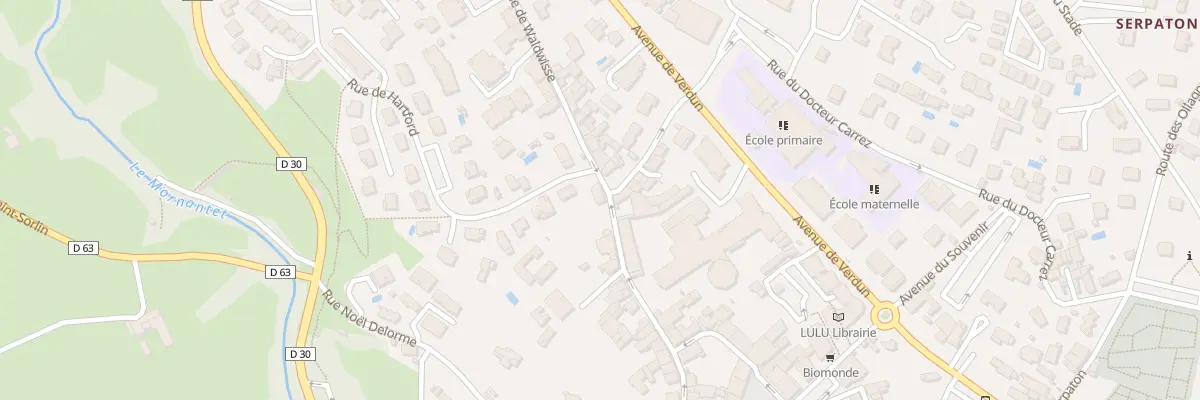 Plan du 1 Rue Waldwisse à Mornant