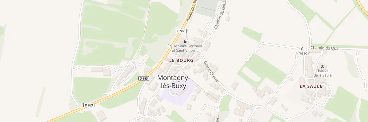 Plan du 11 Rue du Bourg à Montagny-lès-Buxy