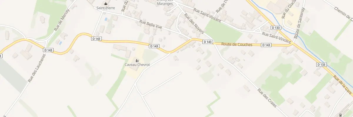 Plan du 17 Rte de Couches à Cheilly-lès-Maranges