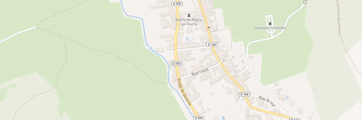 Plan du 23 Rte de Beaune à Bligny-sur-Ouche