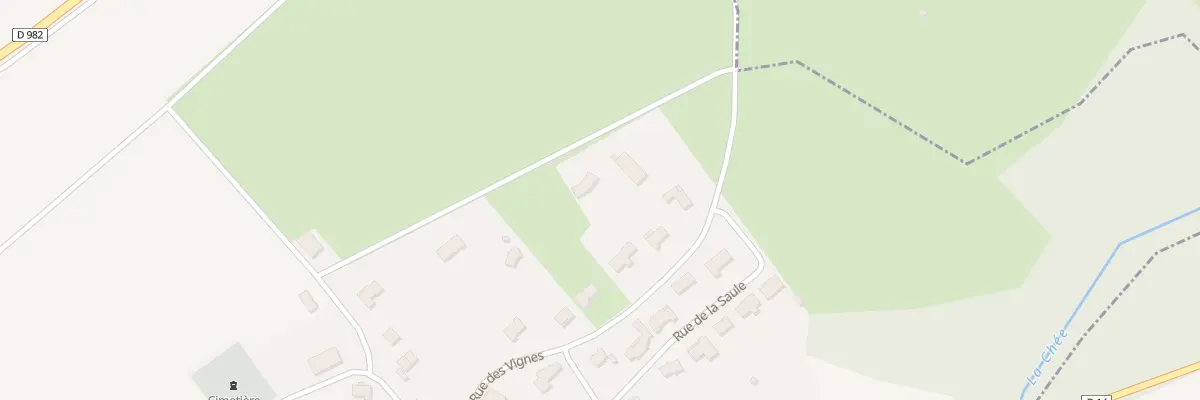 Plan du 16B Rue des Vignes à Merlaut
