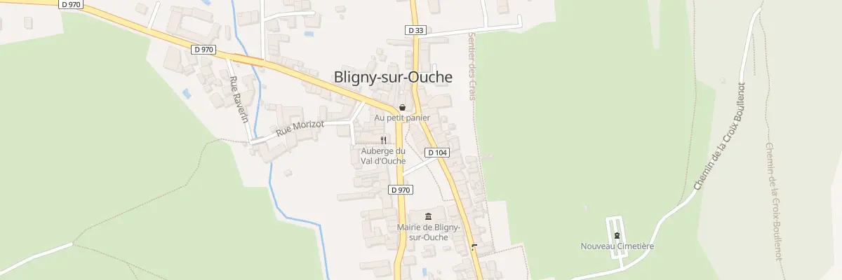 Plan du 57 Pl de l’Hôtel de Ville à Bligny-sur-Ouche