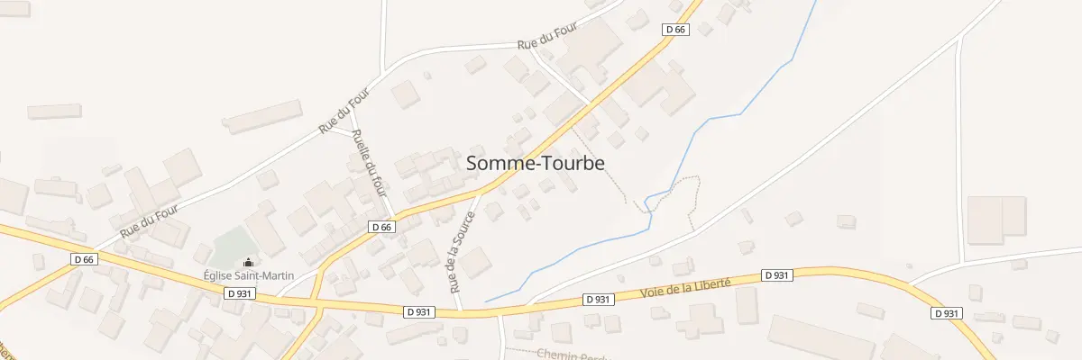 Plan du 12 Rue de la Vallée à Somme-Tourbe