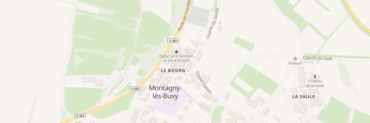Plan du 5075 Montagny à Montagny-lès-Buxy