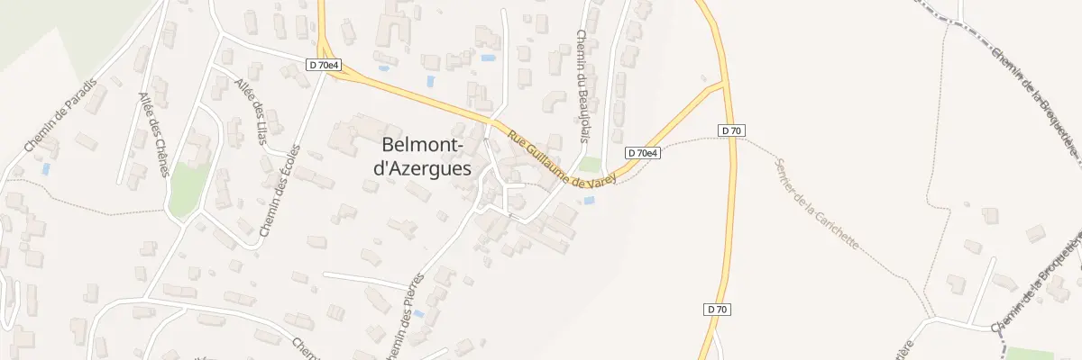 Plan du 17 Pl de l’Eglise à Belmont-d’Azergues