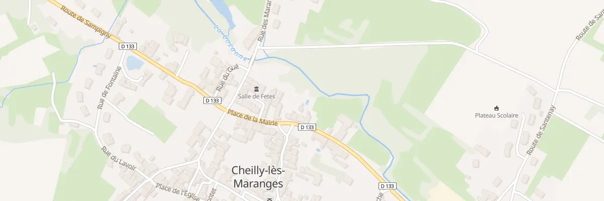 Plan du 1 Rue de la Cozanne à Cheilly-lès-Maranges