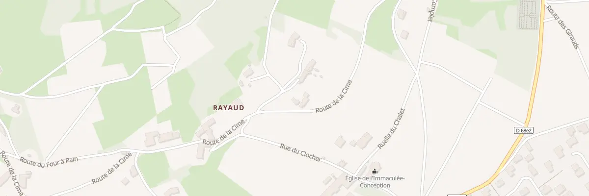 Plan du 724 Rte de la Cime à Émeringes