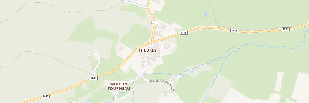Plan du 5046 Theurey Bas à Barizey