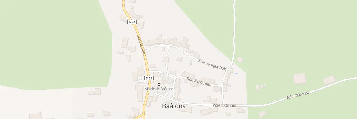 Plan du 8 Rue du Petit Bois à Baâlons