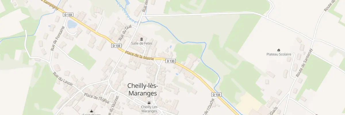 Plan du 5 Rue de la Cozanne à Cheilly-lès-Maranges