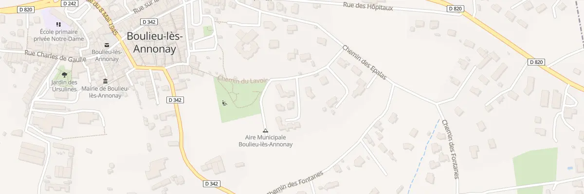 Plan du 101 Che du Lavoir à Boulieu-lès-Annonay