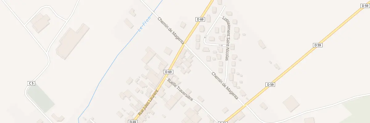 Plan du 44 Rue Jules Laurent à Bassuet