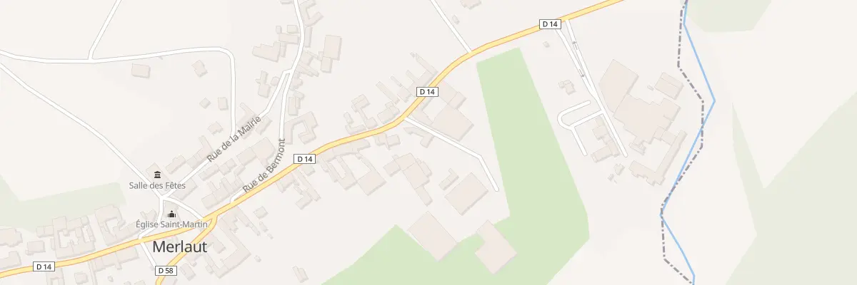 Plan du 25 Rue Maurice Bidaut à Merlaut