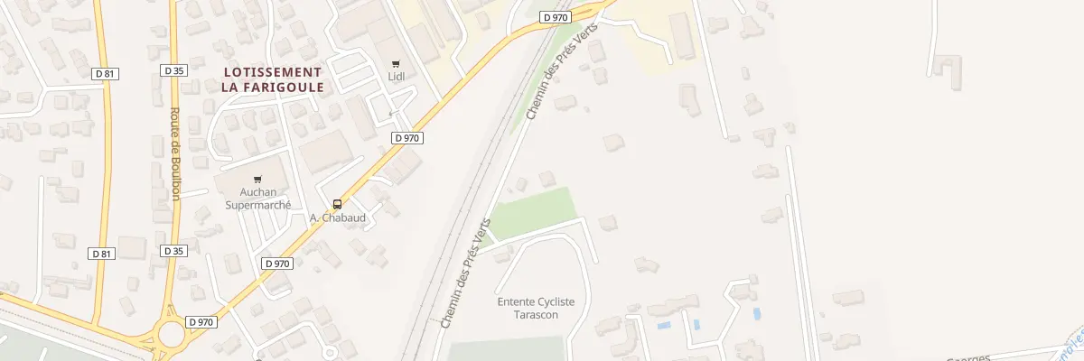 Plan du 604 Che des Prés Verts à Tarascon