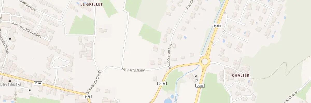 Plan du 45 Rue de la Combe à Porte des Pierres Dorées