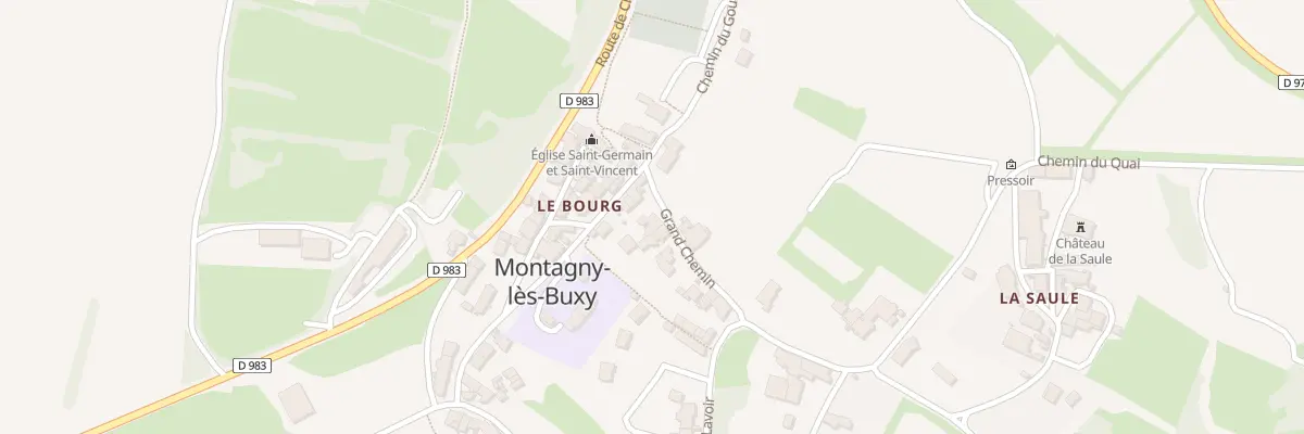 Plan du 9 Grand Chemin à Montagny-lès-Buxy