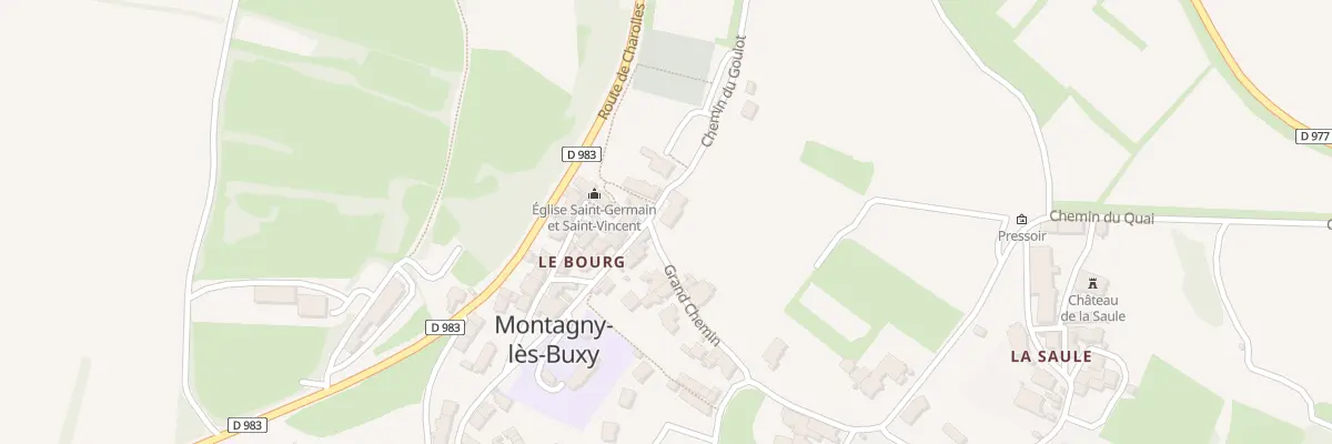 Plan du 8 Grand Chemin à Montagny-lès-Buxy