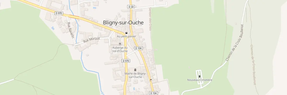 Plan du 32 Pl de l’Hôtel de Ville à Bligny-sur-Ouche