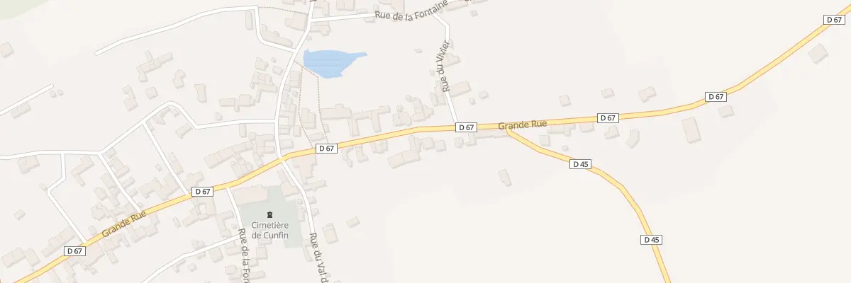 Plan du 32 Vc Grande Rue à Cunfin