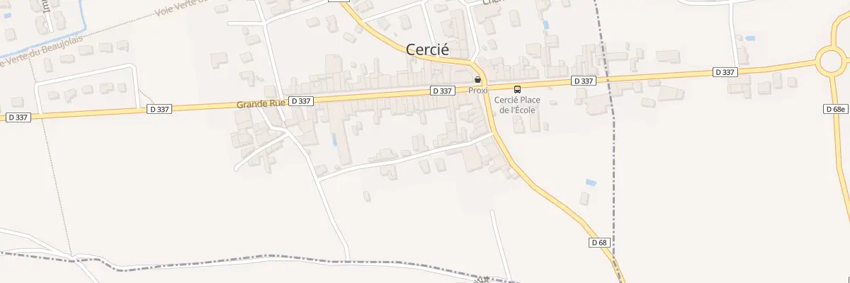 Plan du 13 Che de Ronde à Cercié