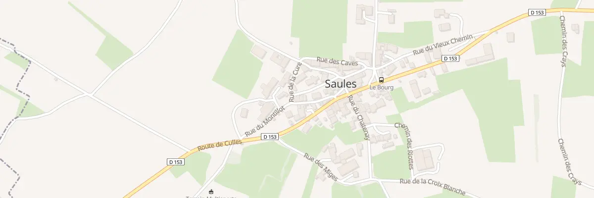 Plan du 5042 Rue de l’Église à Saules