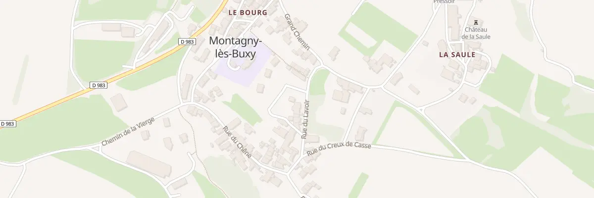 Plan du 12 Rue du Lavoir à Montagny-lès-Buxy