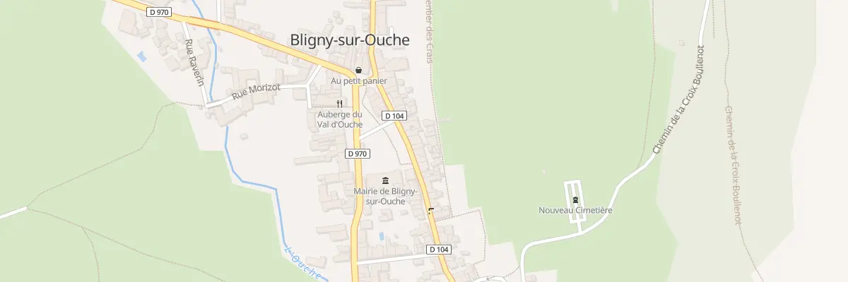 Plan du 22 Pl de l’Hôtel de Ville à Bligny-sur-Ouche