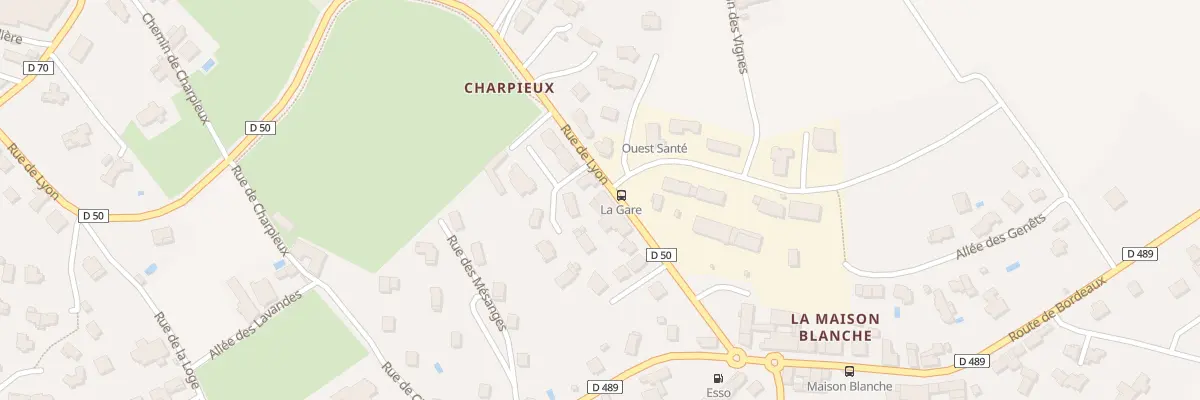 Plan du 9B Rue de Lyon à Vaugneray