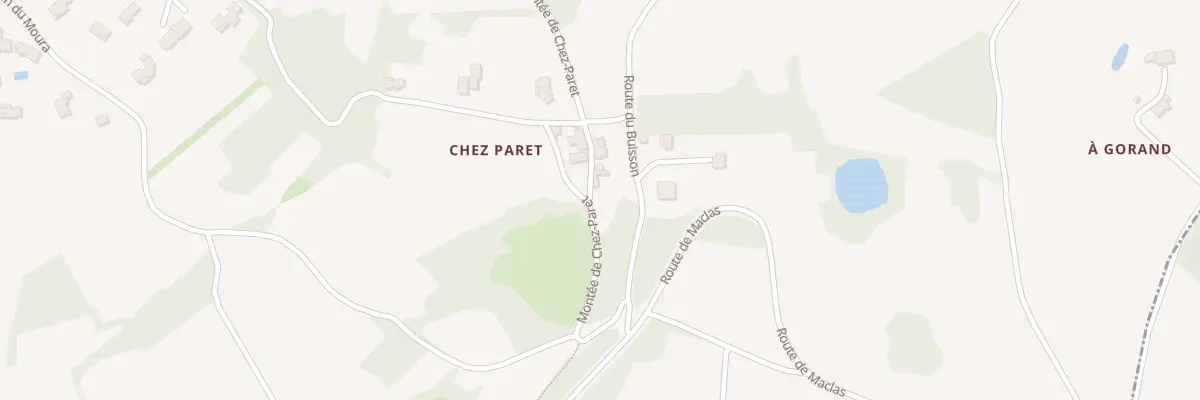 Plan du 164 Mte de Chez-Paret à Véranne