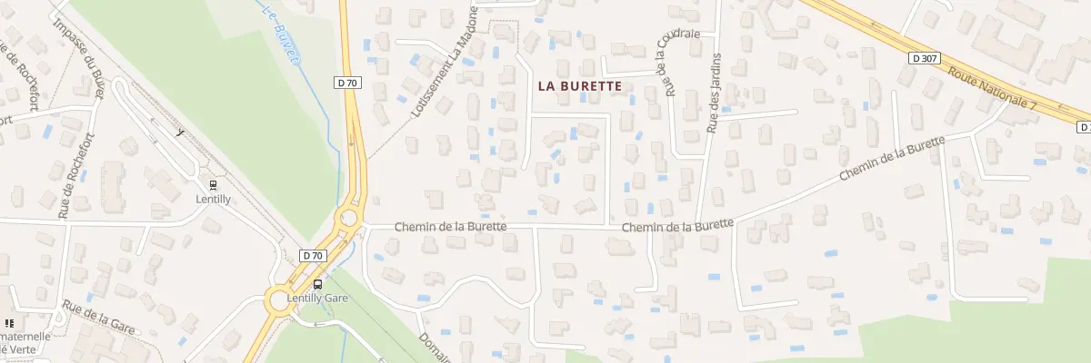 Plan du 14 Lot la Sapinière à Lentilly