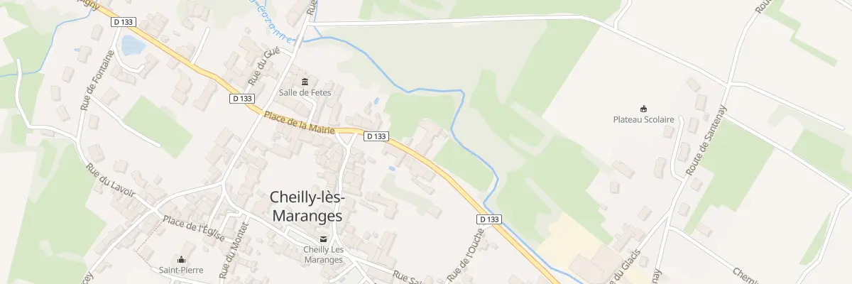 Plan du 7 Rue de la Cozanne à Cheilly-lès-Maranges