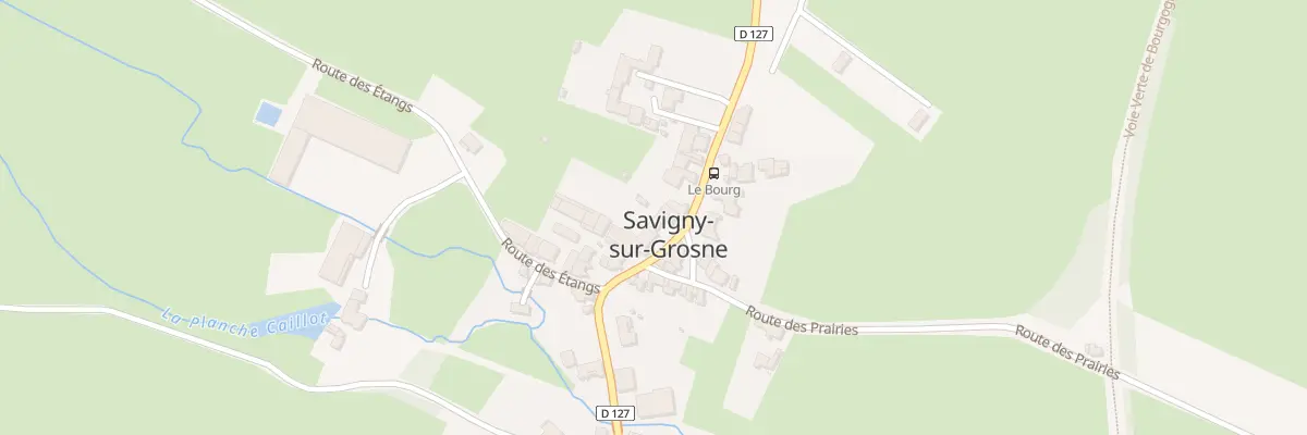 Plan du 5127 Le Bourg à Savigny-sur-Grosne