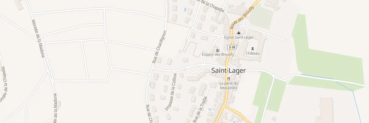 Plan du 122 Mte de la Colline à Saint-Lager