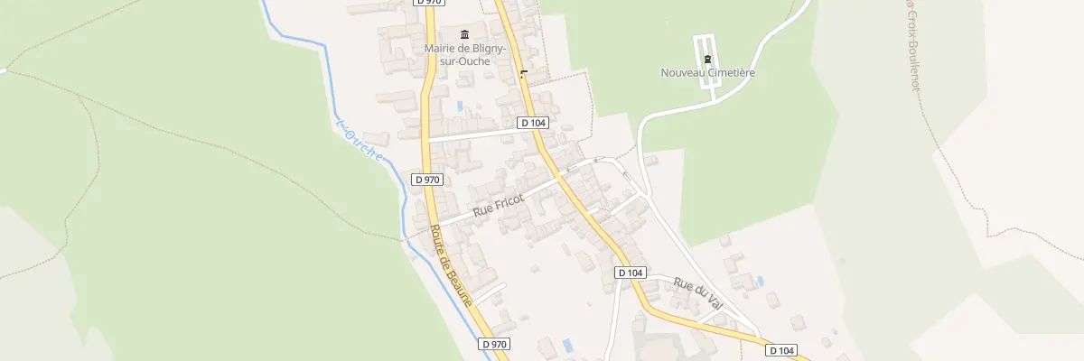 Plan du 22 Rue de l’Eglise à Bligny-sur-Ouche