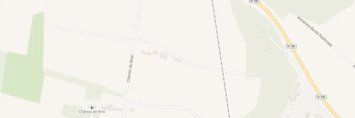 Plan du 1014 Che du Bosc à Domazan