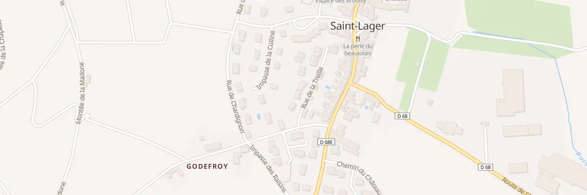 Plan du 43 Rue de la Treille à Saint-Lager