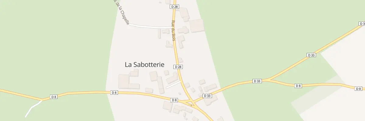 Plan du 8 Rue du Bois à La Sabotterie