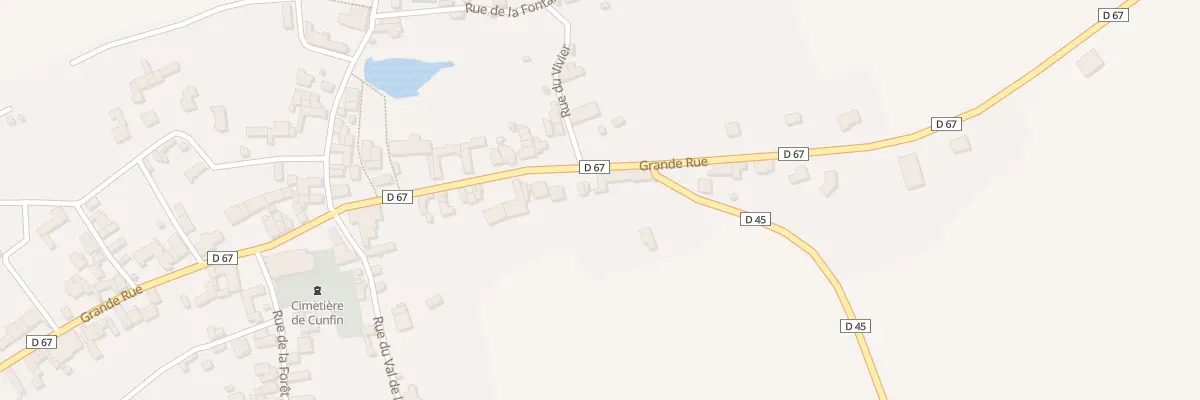 Plan du 36 Vc Grande Rue à Cunfin
