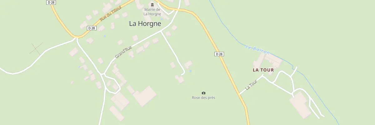 Plan du 5 Grand’Rue à La Horgne