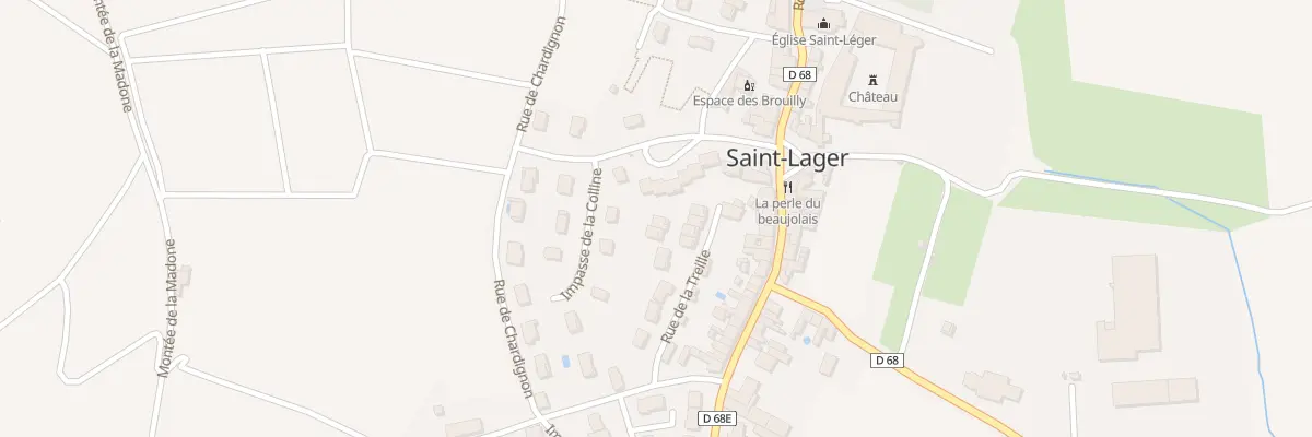 Plan du 101 Rue de la Treille à Saint-Lager
