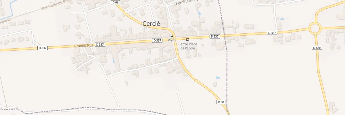 Plan du 11 Che de Ronde à Cercié