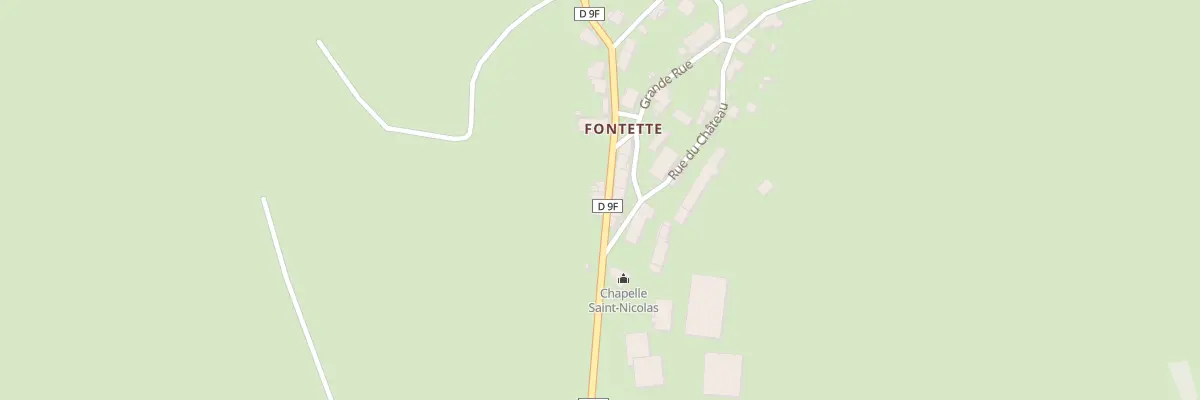 Plan du 1 Rue du Lavoir (Fontette) à Saint-Mesmin